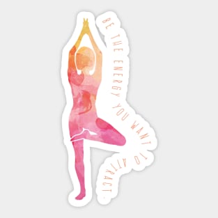 Yoga shirt | pilates, yogi Sticker